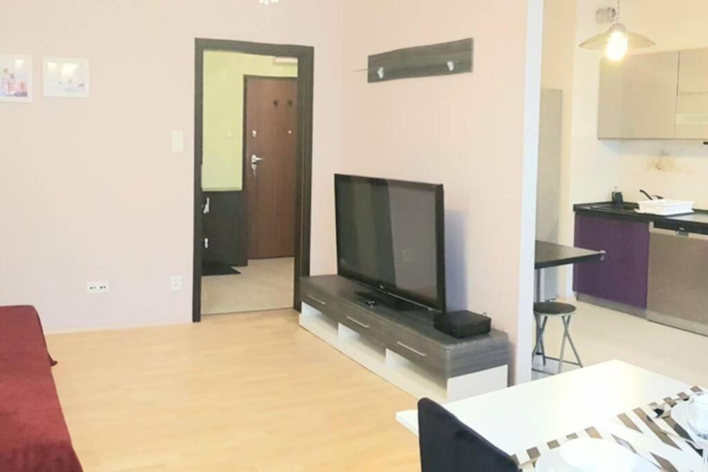 Luxury Kings 50m2 2 Pok. Downtown Dobrego Pasterza Piekny Krakov